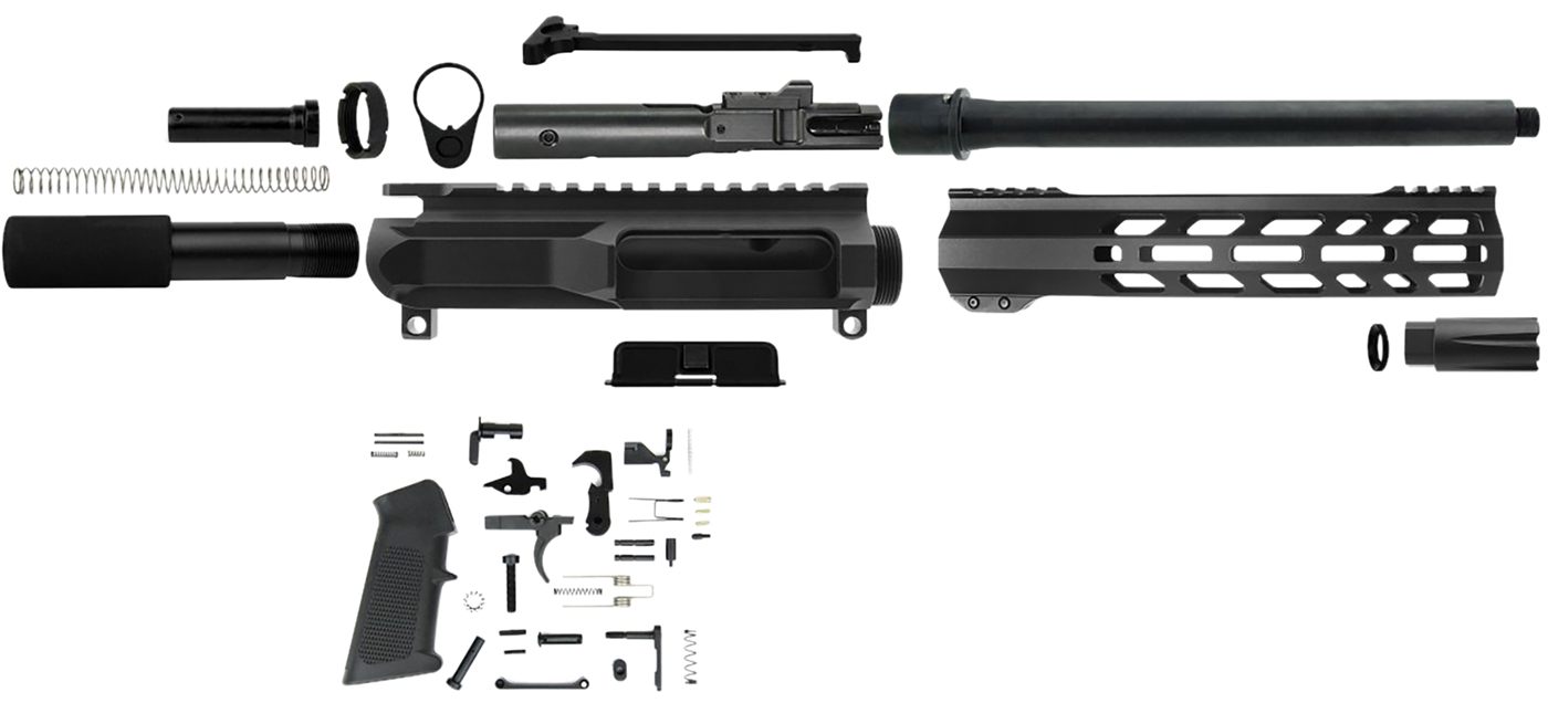 Tacfire PK45ACPLPK10 Pistol Kit 45 ACP Black Steel