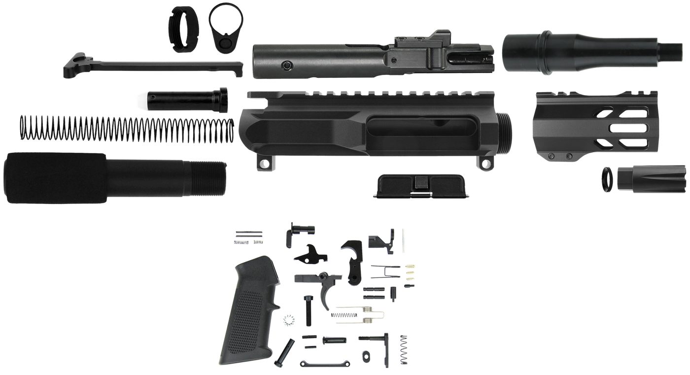 Tacfire SSPK45ACPLPK4 Pistol Kit 45 ACP Black Steel