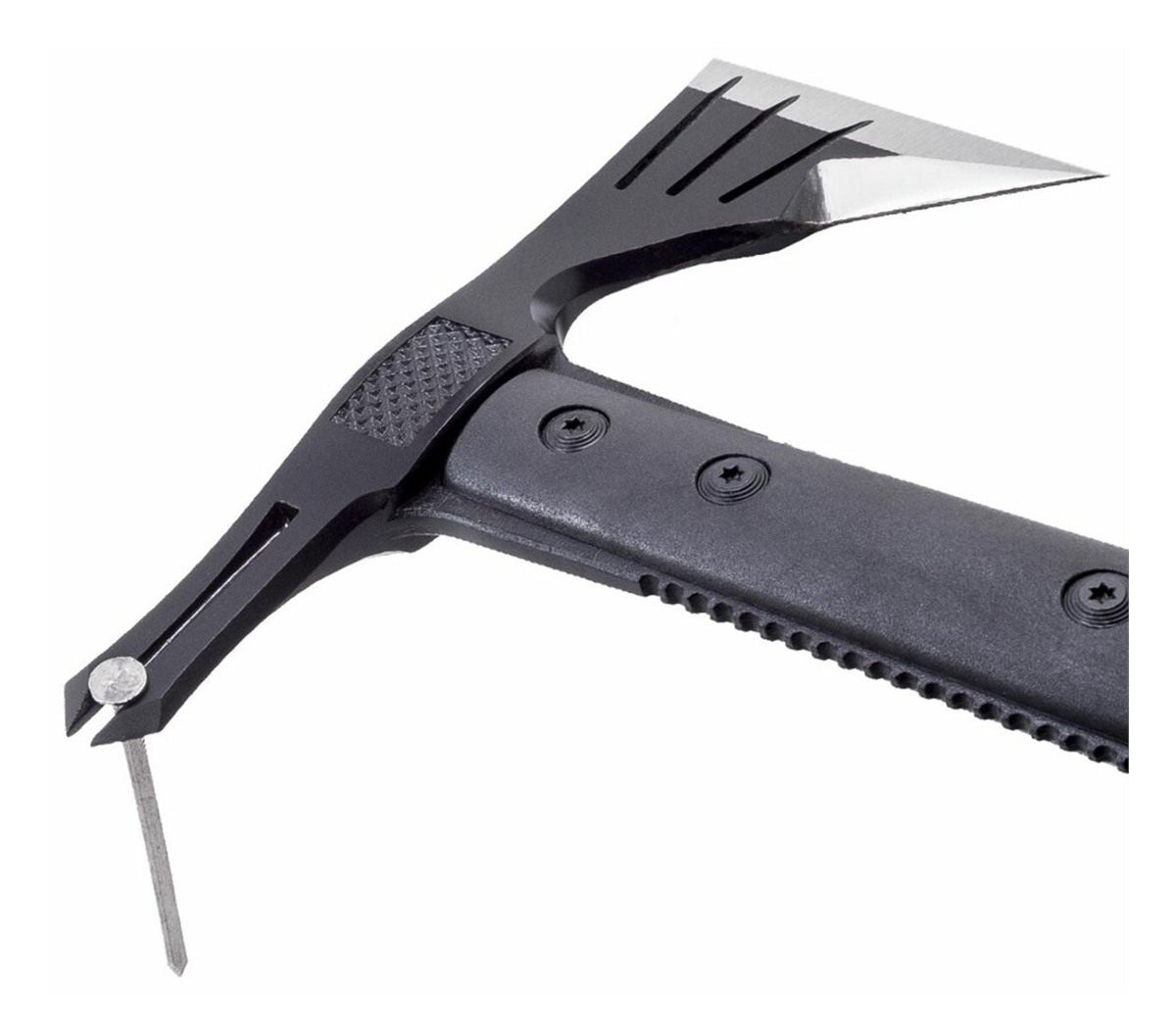SOG Knives Survival Hawk 3in Blade 2 Cr13 MoV SS Black w/Reflective Paracor view 4
