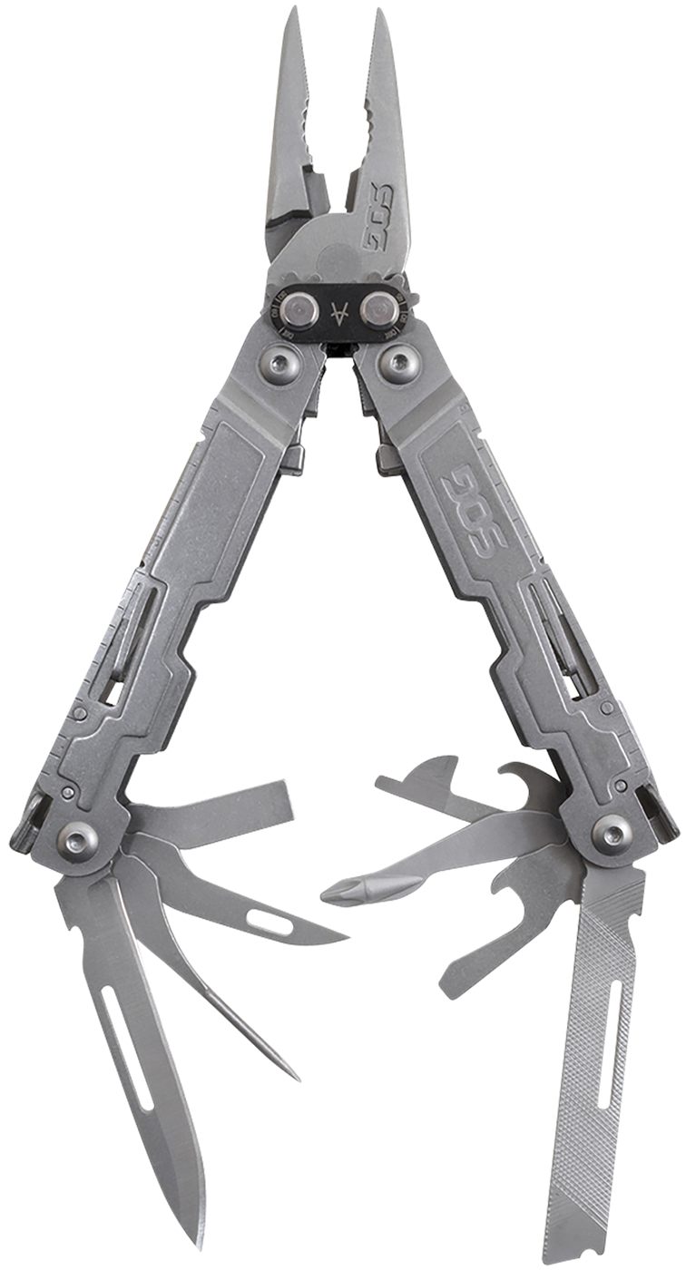 SOG Knives PowerAccess Silver 5 Cr15 MoV Stainless Steel 5.90in Long
