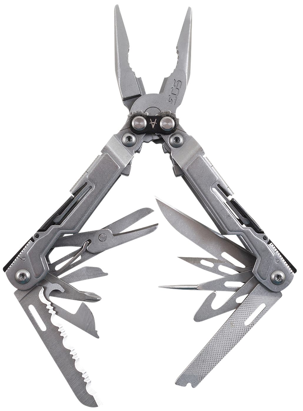 SOG Knives PowerPint Stonewashed Stainless Steel 5 Cr15 MoV Long Features 1