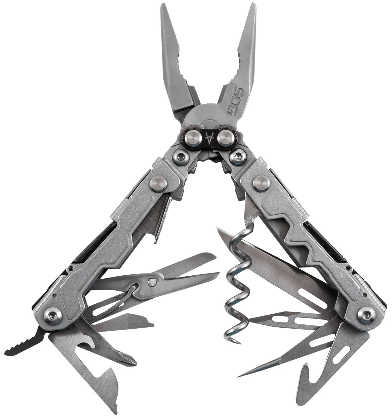 SOG Knives PowerLitre Stonewashed 5 Cr15 MoV Stainless Steel 5.10in Long Fe