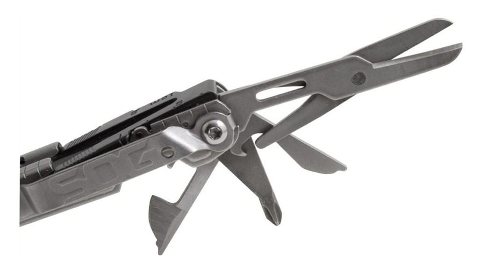 SOG Knives PowerLitre Stonewashed 5 Cr15 MoV Stainless Steel 5.10in Long Fe view 4