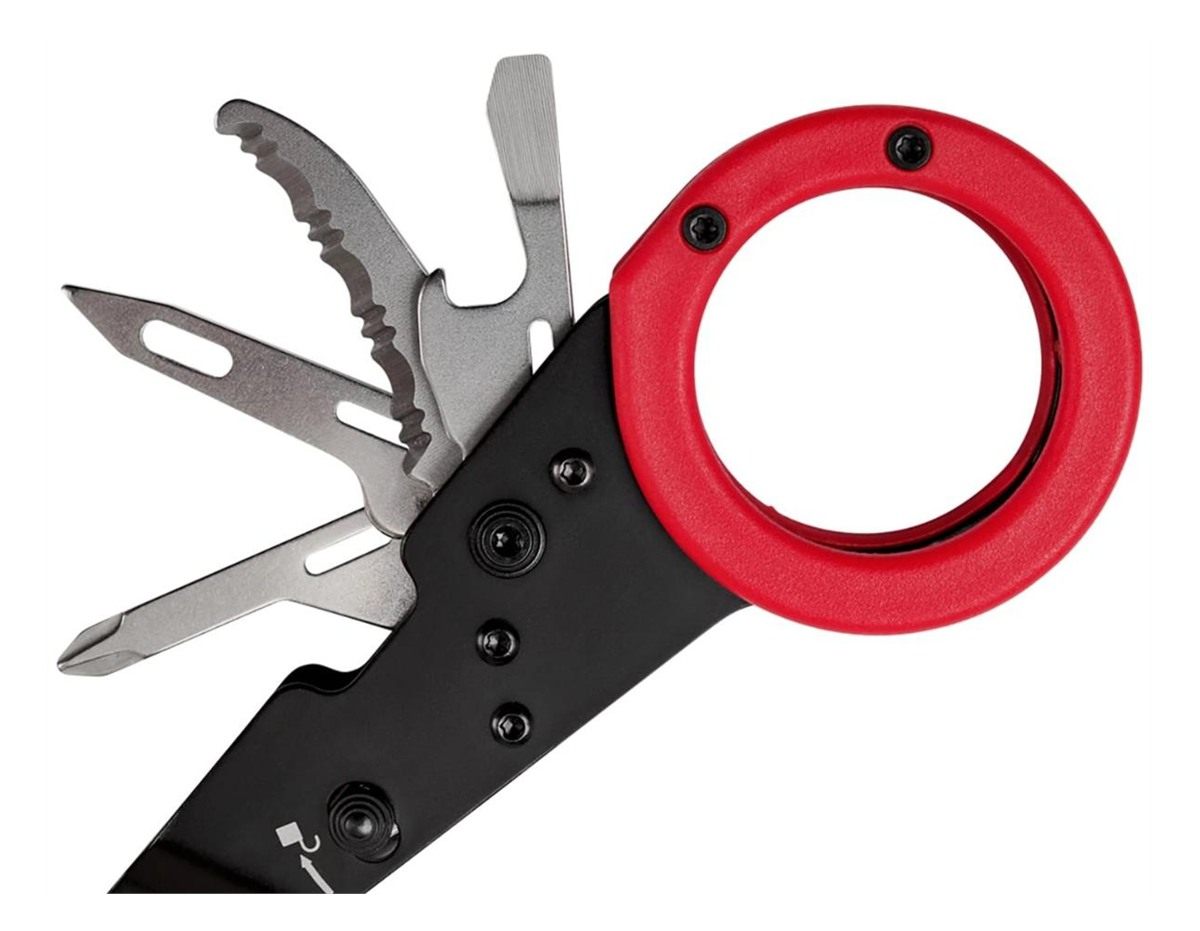 SOG Knives ParaShears 3 Cr13 MoV SS Plain Blade Red Features 11 Tools view 2