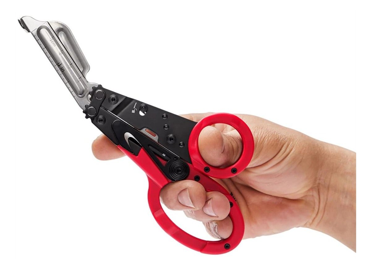 SOG Knives ParaShears 3 Cr13 MoV SS Plain Blade Red Features 11 Tools view 3