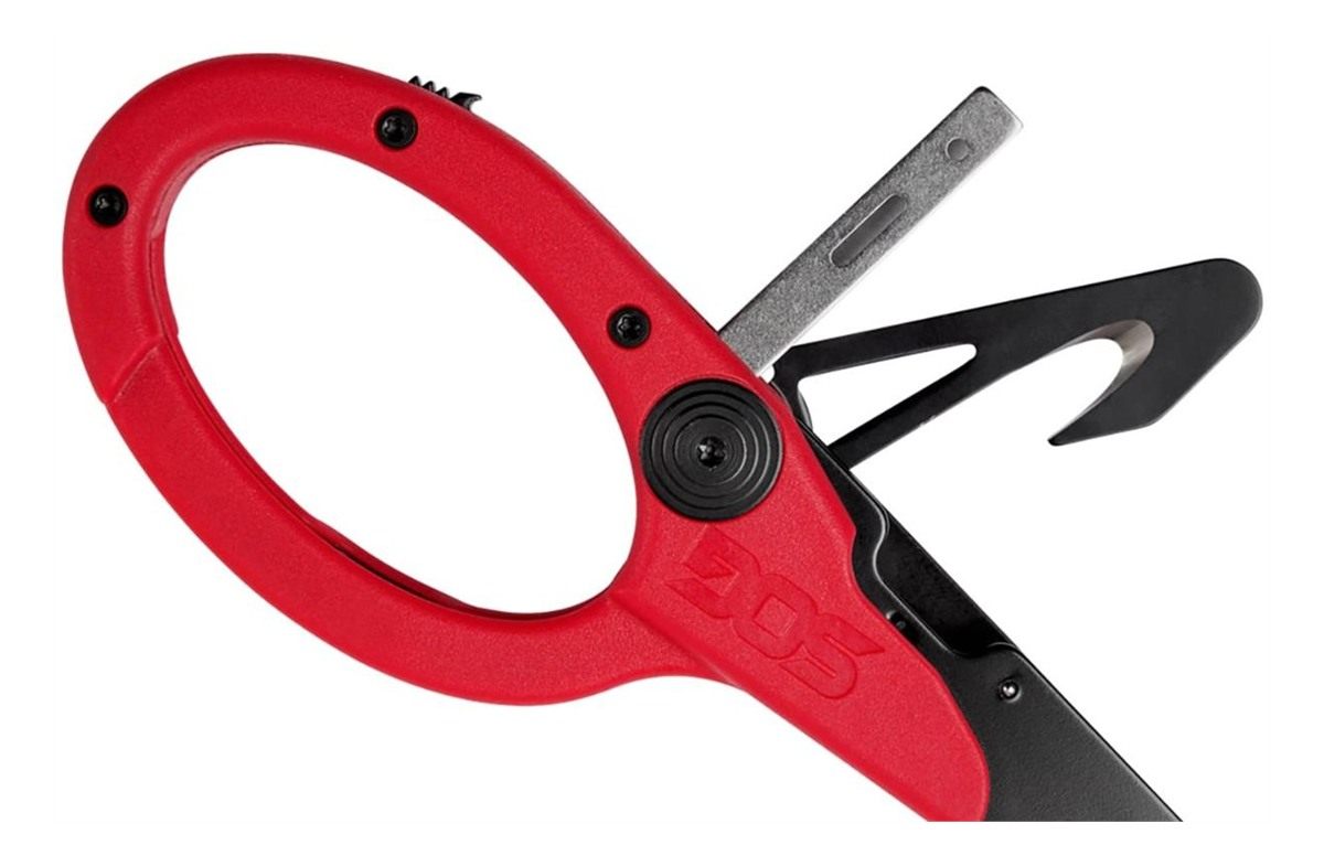 SOG Knives ParaShears 3 Cr13 MoV SS Plain Blade Red Features 11 Tools view 5