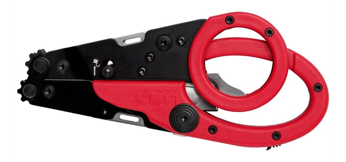 SOG Knives ParaShears 3 Cr13 MoV SS Plain Blade Red Features 11 Tools view 7