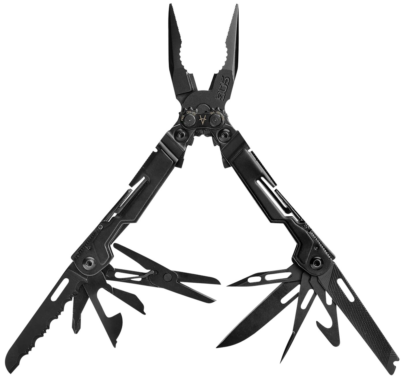 SOG Knives Tools PowerPint Black Hardcoat Anodized Stainless Steel 5.10in L