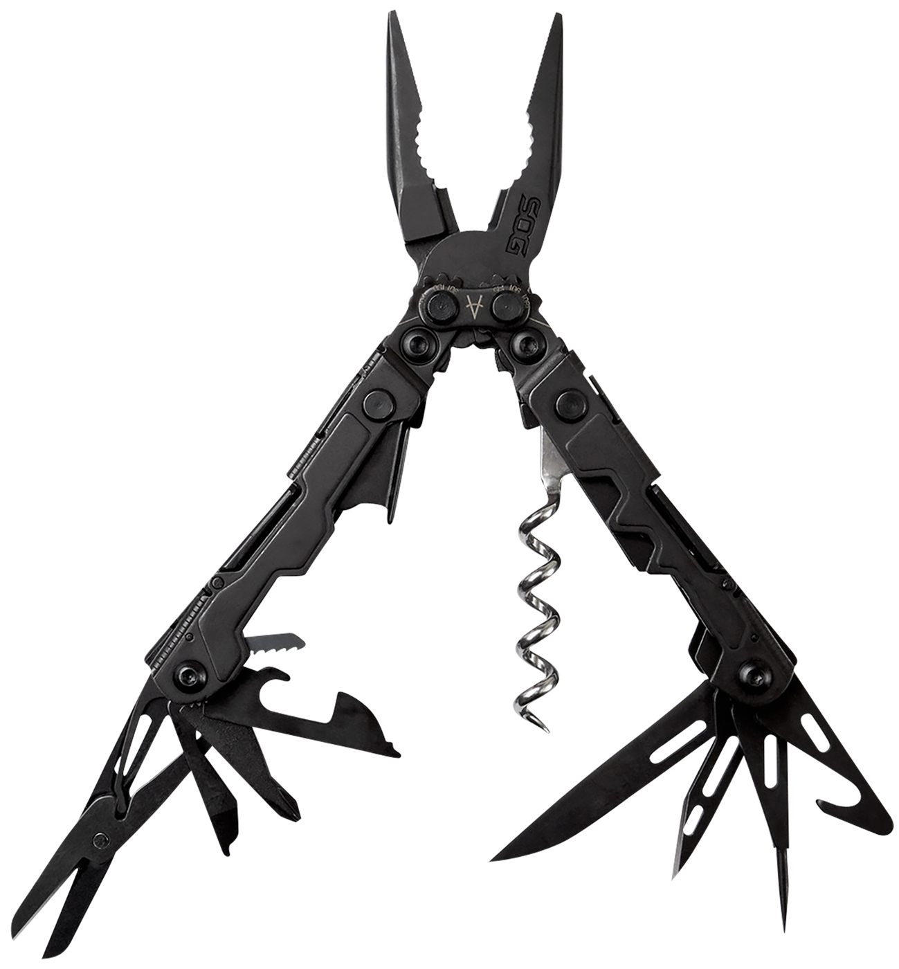 SOG Knives PowerLitre Black Hardcoat Anodized 5 Cr15 MoV Stainless Steel 5i