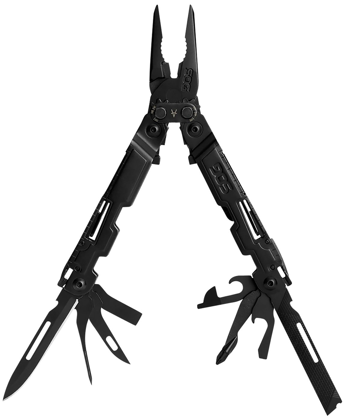 SOG Knives PowerAccess Black 5 Cr15 MoV Stainless Steel 5.90in Long