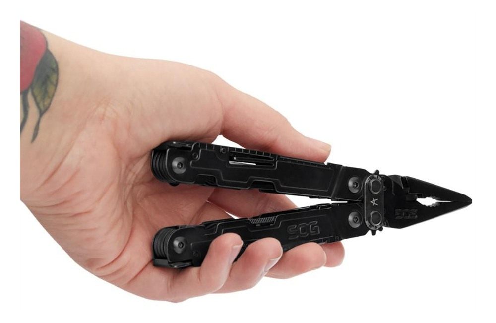 SOG Knives PowerAccess Black 5 Cr15 MoV Stainless Steel 5.90in Long view 4