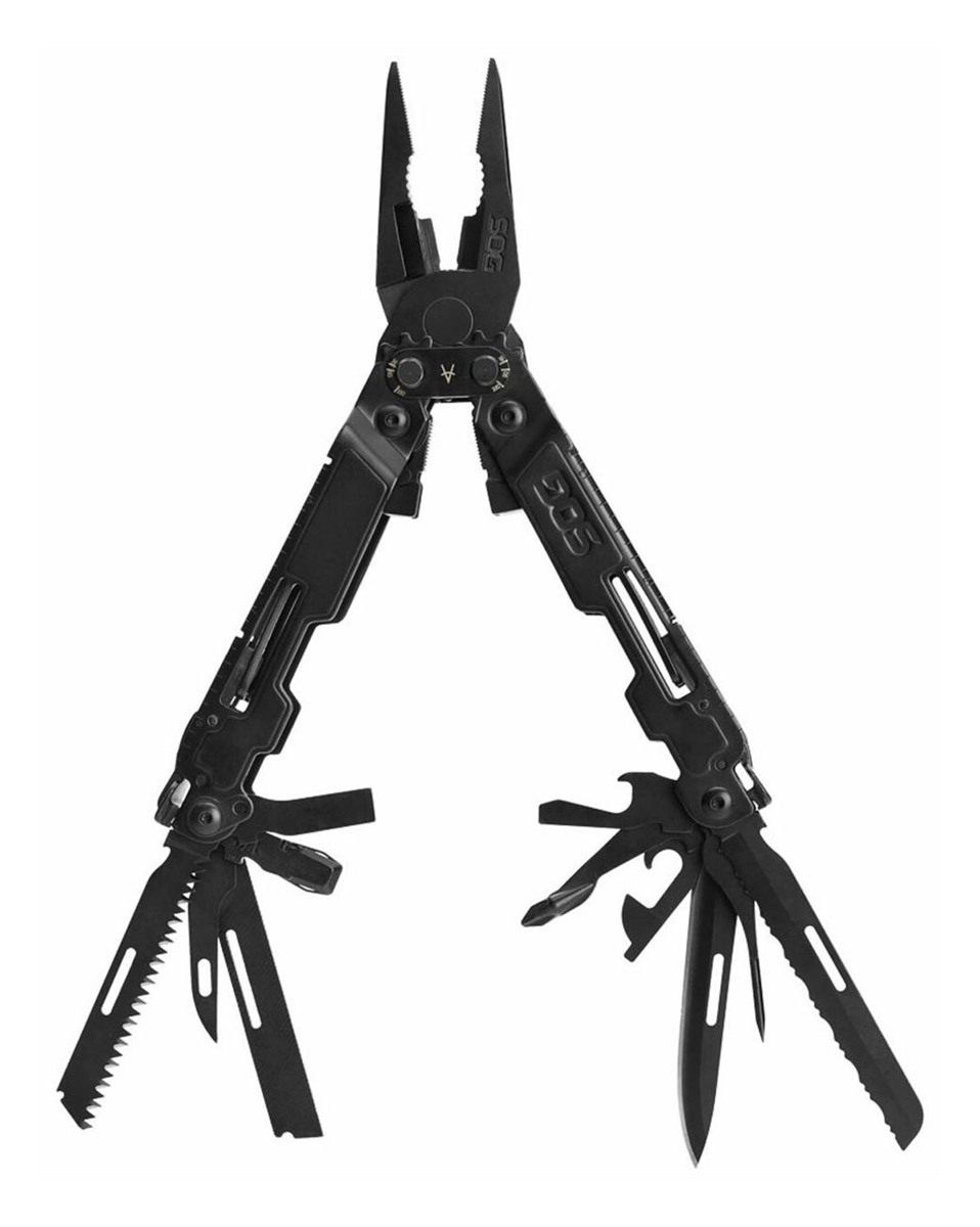 SOG Knives PowerAccess Deluxe Black Stainless Steel 21 Tools w/Sheath view 2
