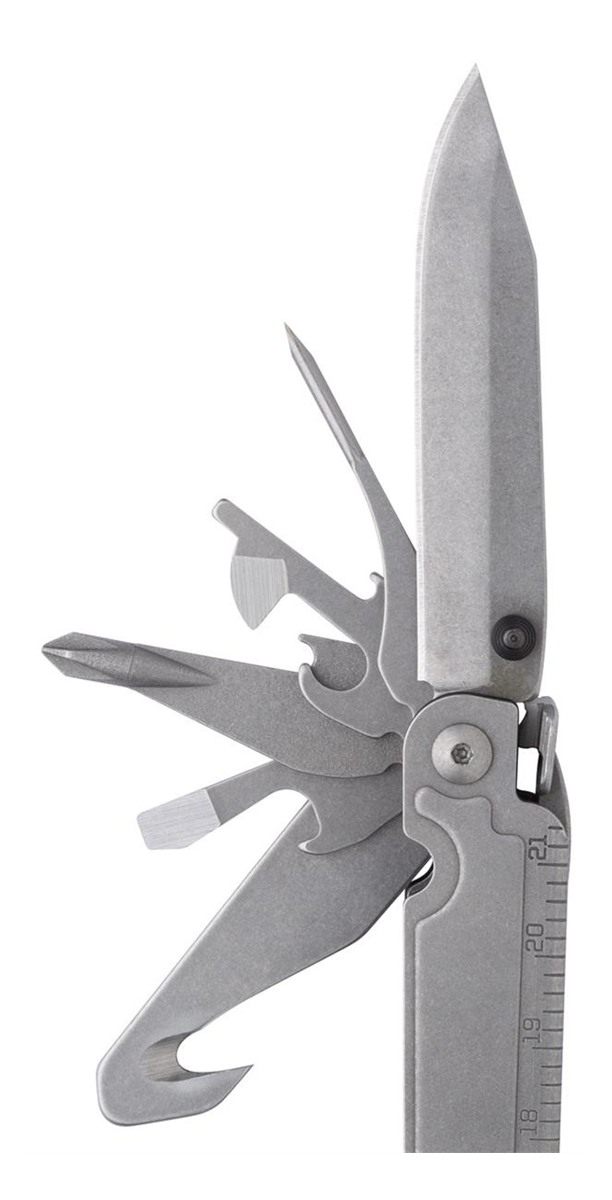 SOG Knives PowerAccess MT Stone Washed 5 Cr15 MoV Stainless Steel 6.82in Lo view 7