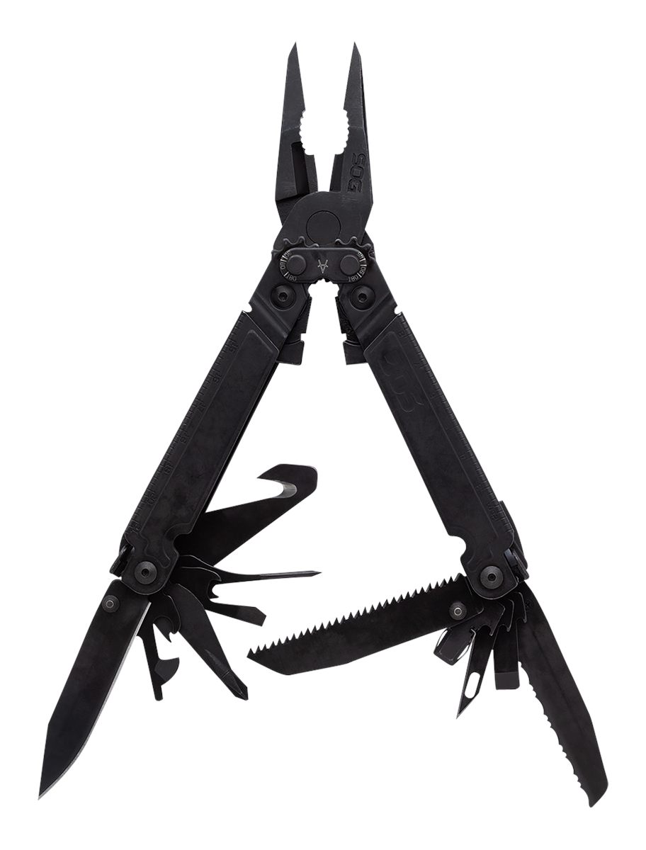 SOG Knives PowerAccess MT Black 5 Cr15 MoV Stainless Steel 6.82in Long