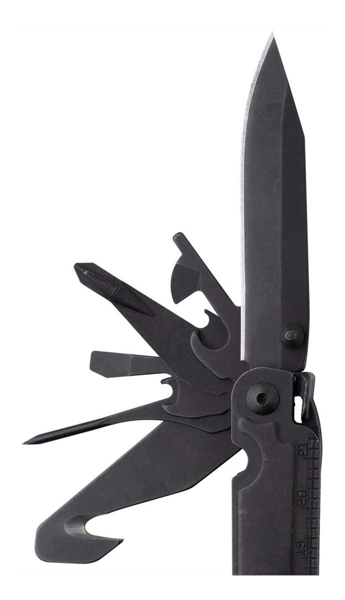 SOG Knives PowerAccess MT Black 5 Cr15 MoV Stainless Steel 6.82in Long view 6