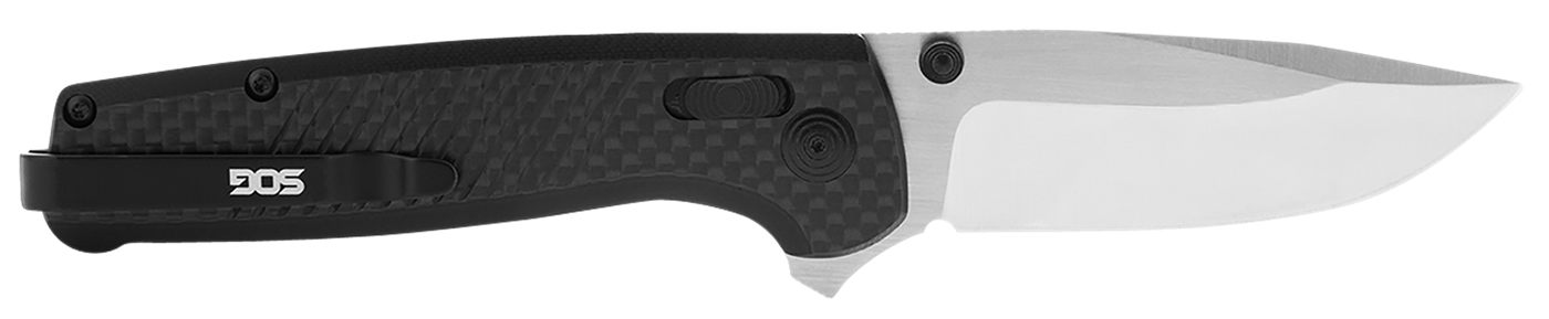 SOG Knives Terminus XR 2.95in Folding Clip Point Plain Satin CPM S35VN SS B