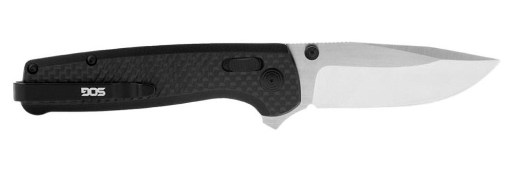 SOG Knives Terminus XR 2.95in Folding Clip Point Plain Satin CPM S35VN SS B view 5