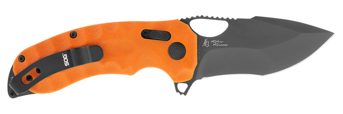 Sog Specialty Knives Kiku XR LTE 3.02in Folding Tanto Plain Cryo CTS XHP Bl