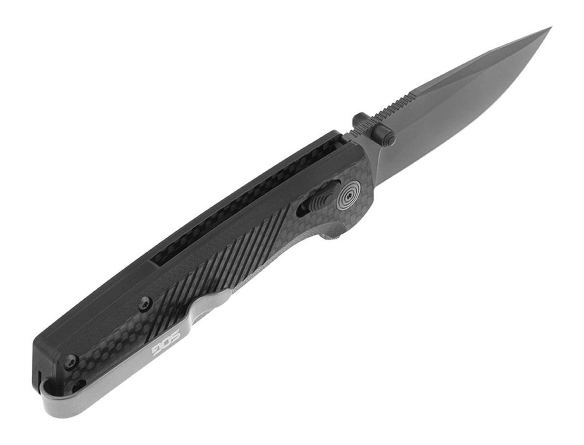 Sog Specialty Knives Terminus XR LTE Folding Knife 2.95in Blade Black and G