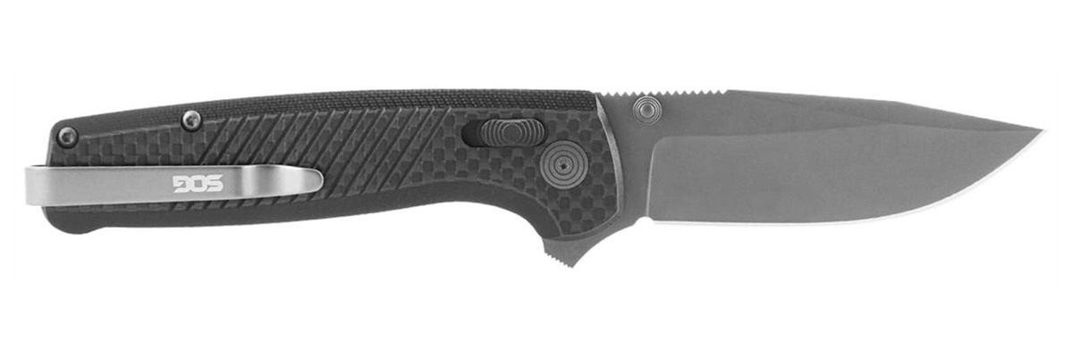 Sog Specialty Knives Terminus XR LTE Folding Knife 2.95in Blade Black and G view 6