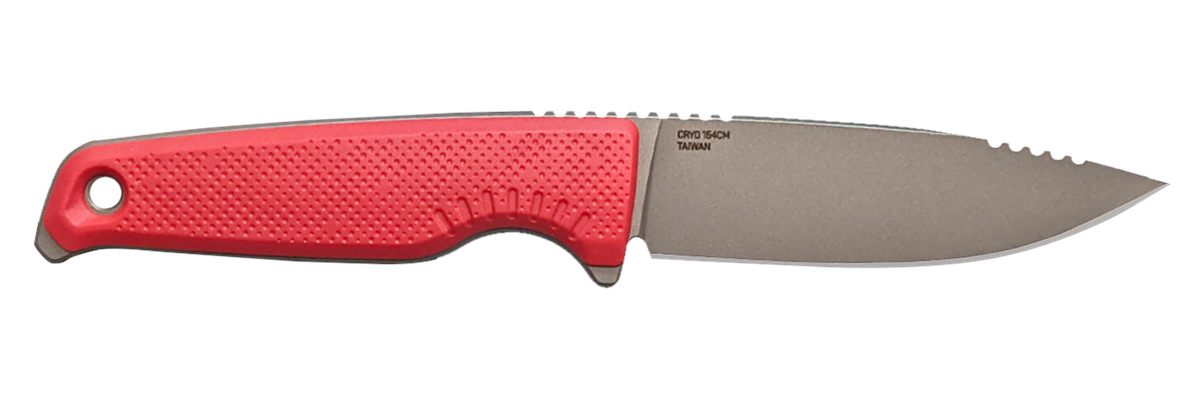 SOG Knives Altair FX 3.40in Fixed Clip Point Plain Satin TiCN Cryo CPM 154