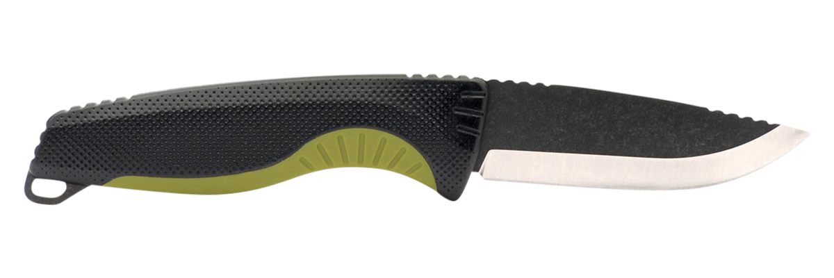 SOG Knives Aegis FX 3.70in Fixed Drop Point Plain Stonewashed 4116 Krupp SS