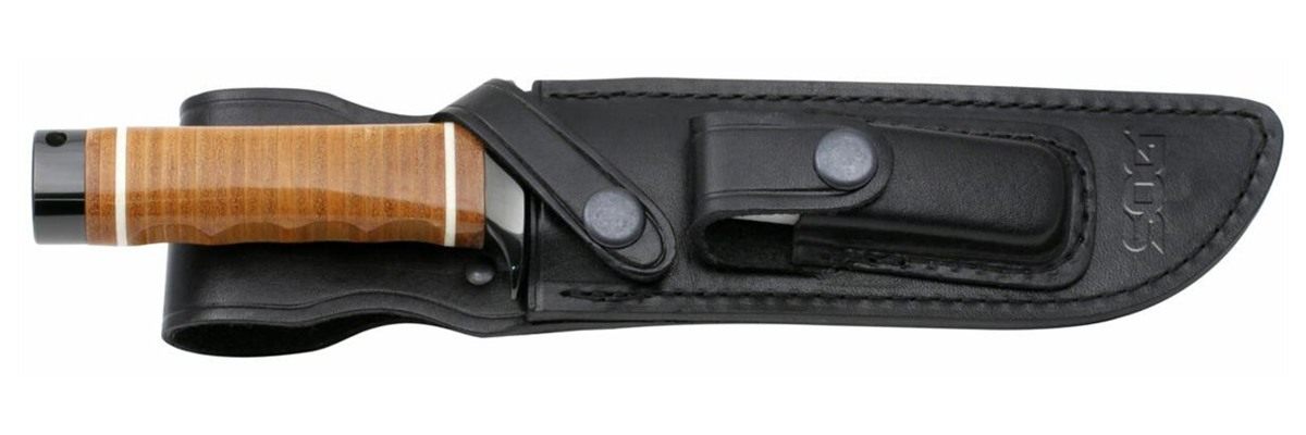 SOG Knives Super 7.50in Fixed Bowie Plain Black Hardcased TiCN AUS-8A SS Bl view 4
