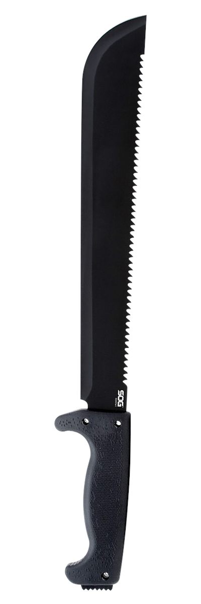 SOG Knives 13in Black Powder Coated 3 Cr13 MoV SS Blade Kraton Handle 19in view 2