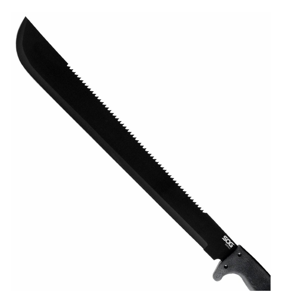 SOG Knives 18in Black Powder Coated 3 Cr13 MoV SS Blade Kraton Handle 24in