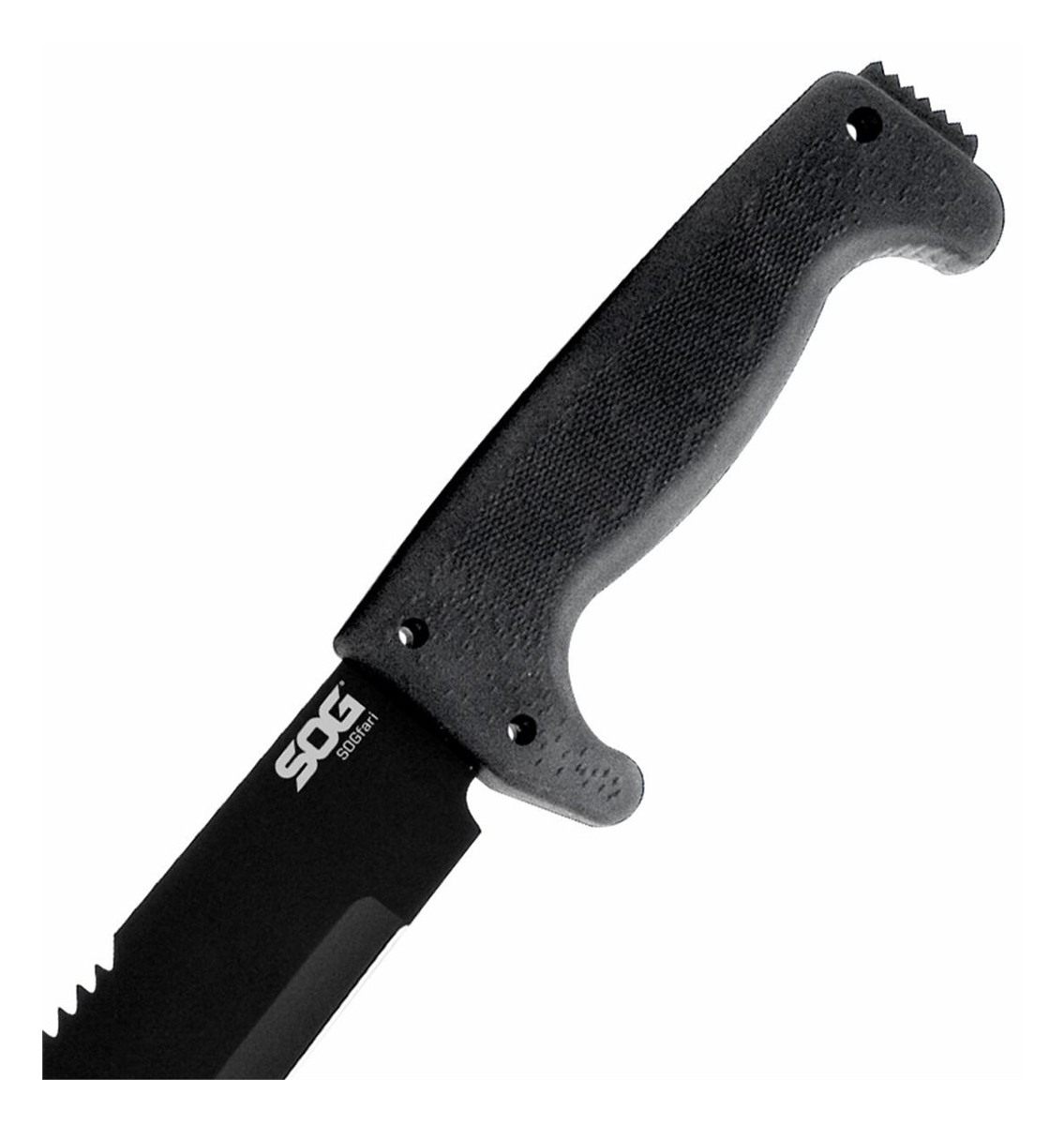 SOG Knives 18in Black Powder Coated 3 Cr13 MoV SS Blade Kraton Handle 24in view 2