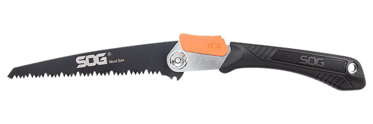 Sog Specialty Knives Wood Saw Folding 8.25in Black High Carbon Steel Blade