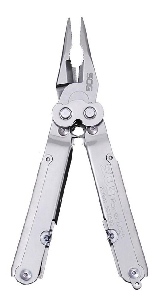 SOG Knives PowerLock Polished 420 Stainless Steel 7in Long Includes Sheath view 8