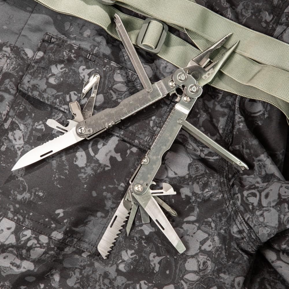 SOG Knives PowerLock V-Cutter Polished 420 Stainless Steel 7in Long Include view 2