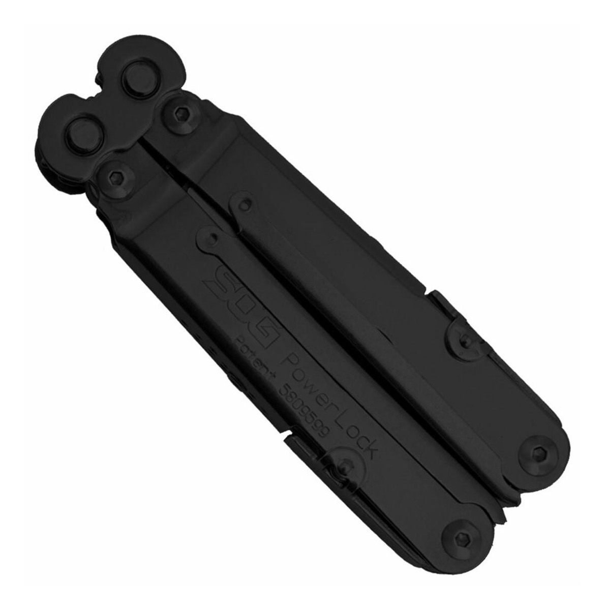 SOG Knives Powerlock Black Oxide 420 Stainless Steel 7in Long Features 18 T view 3