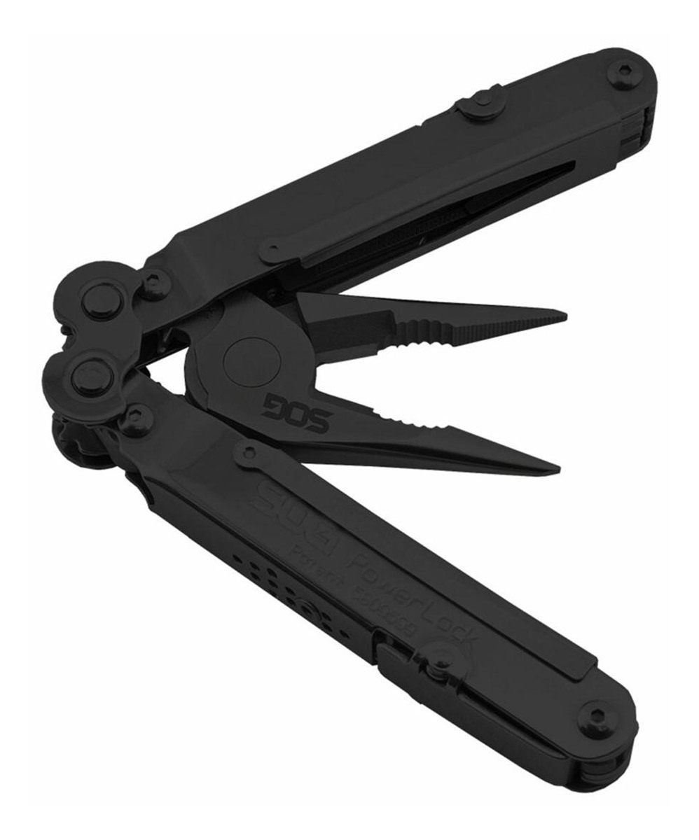 SOG Knives Powerlock Black Oxide 420 Stainless Steel 7in Long Features 18 T view 4
