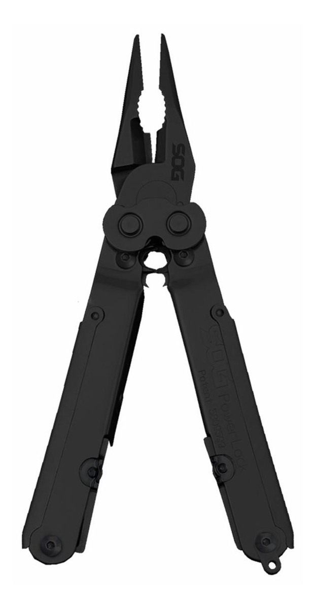SOG Knives Powerlock Black Oxide 420 Stainless Steel 7in Long Features 18 T view 7