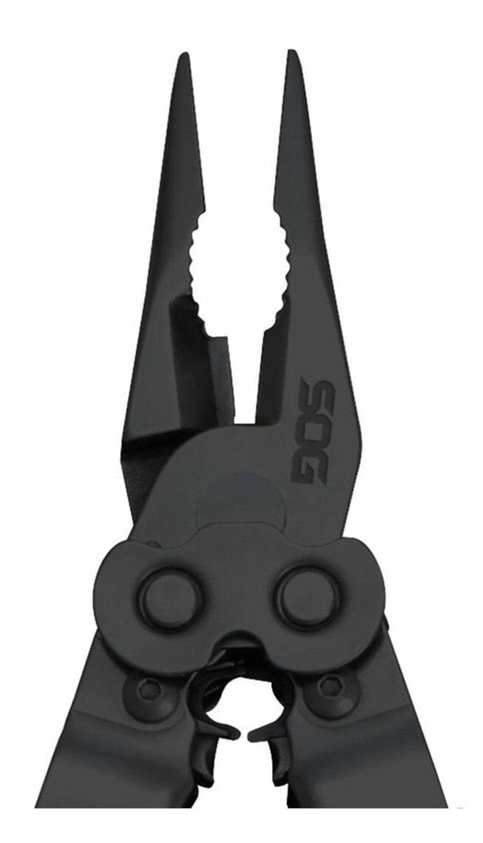 SOG Knives Powerlock V-Cutter Black Oxide 420 Stainless Steel 7in Long Feat view 6