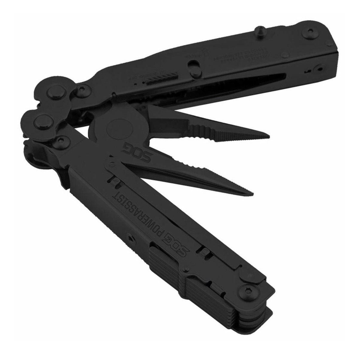 SOG Knives Tools PowerAssist Black Oxide 420 Stainless Steel 7in Long Featu view 2