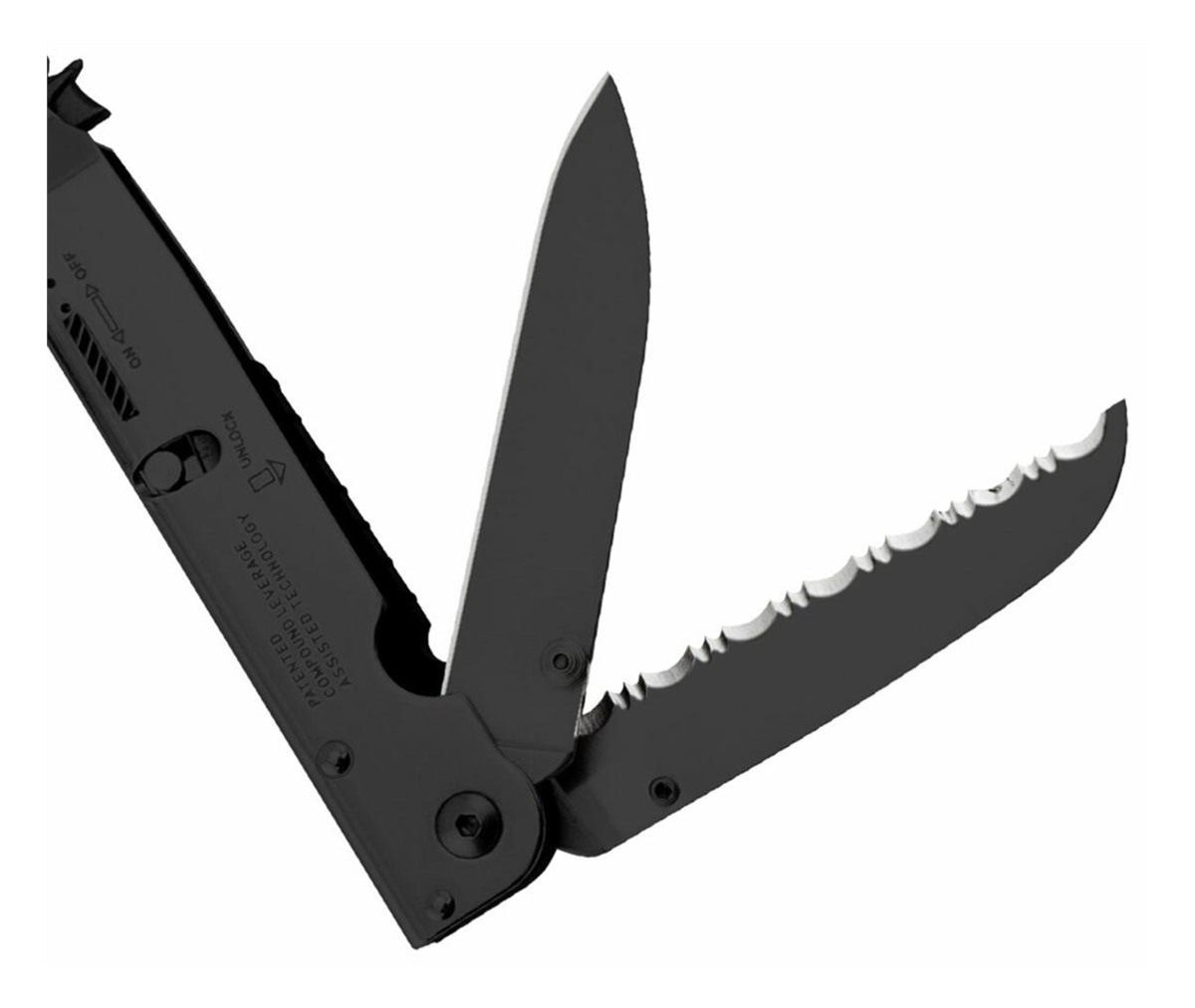 SOG Knives Tools PowerAssist Black Oxide 420 Stainless Steel 7in Long Featu view 3