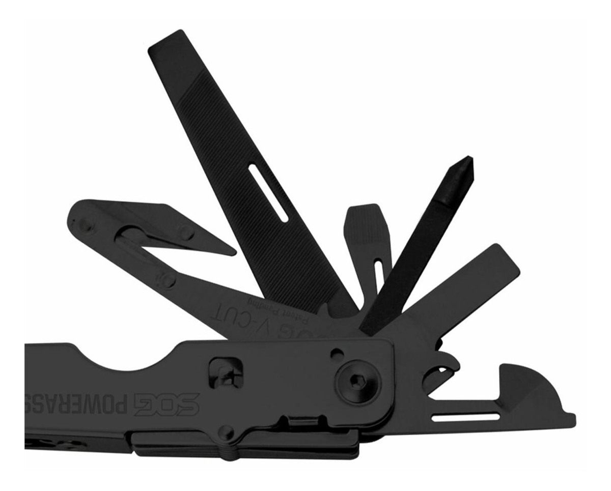 SOG Knives Tools PowerAssist Black Oxide 420 Stainless Steel 7in Long Featu view 5