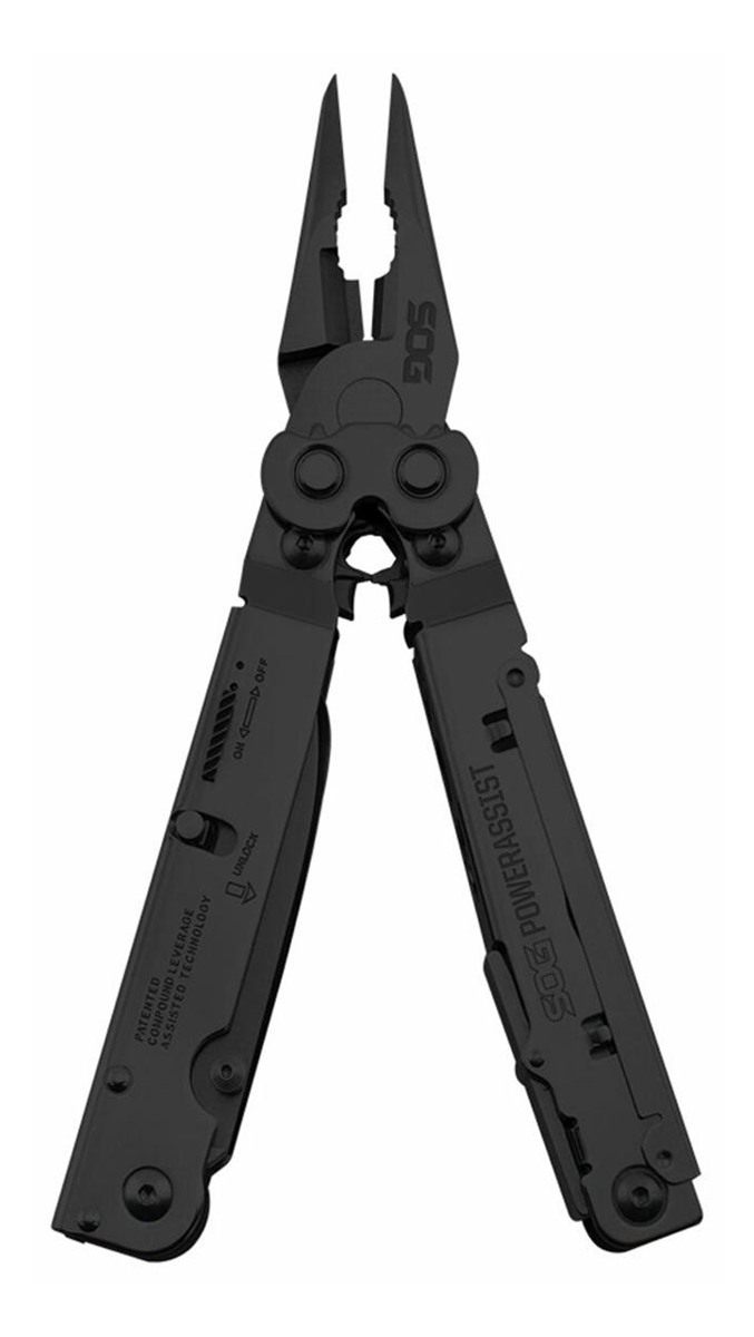 SOG Knives Tools PowerAssist Black Oxide 420 Stainless Steel 7in Long Featu view 8