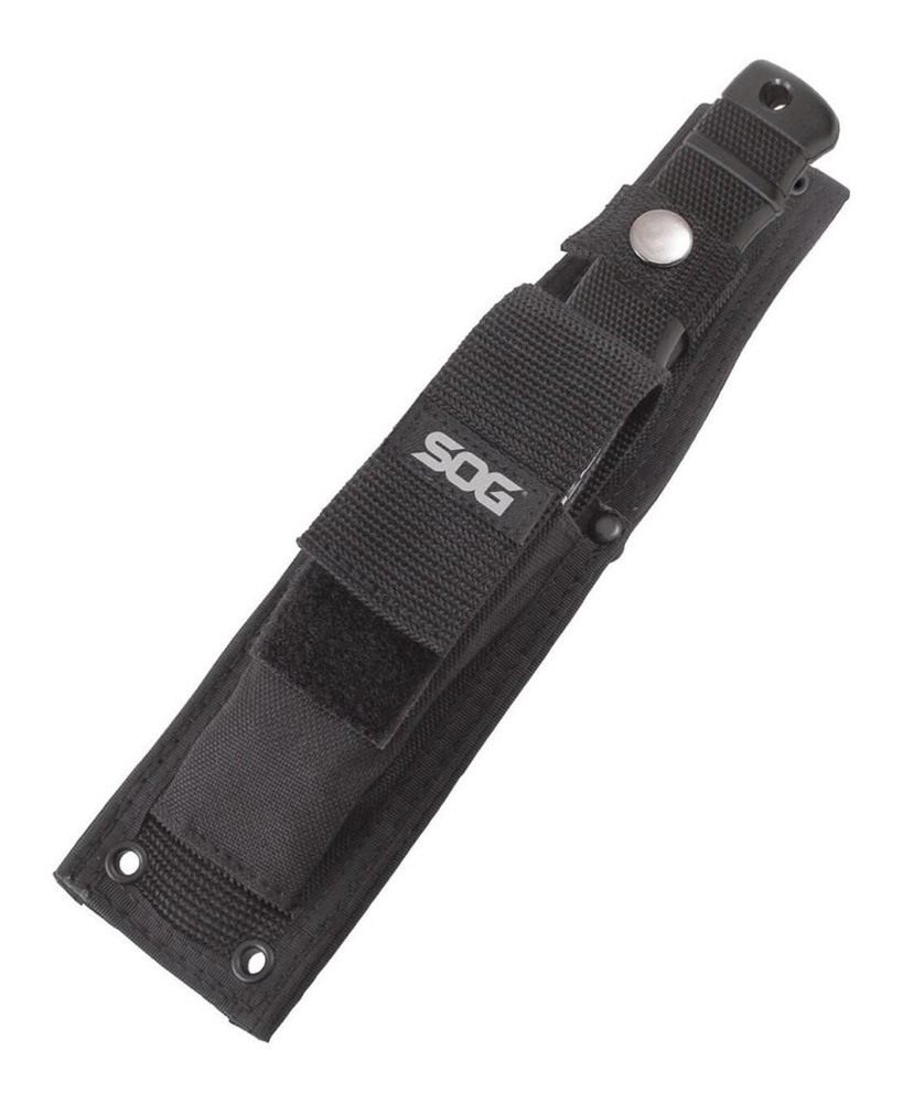 SOG Knives Tools Seal Pup 4.75in Fixed Clip Point Part Serrated Powder Coat view 4