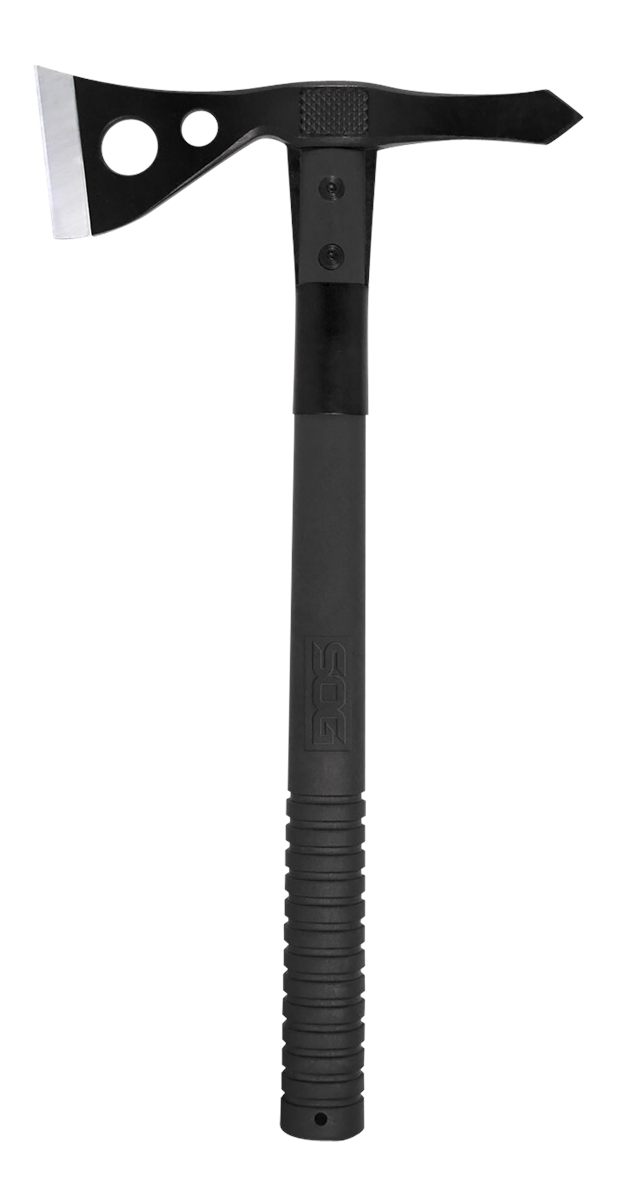 SOG Knives Tactical 2.75in Blade 420HC SS Black Side Hammer Checkering GRN