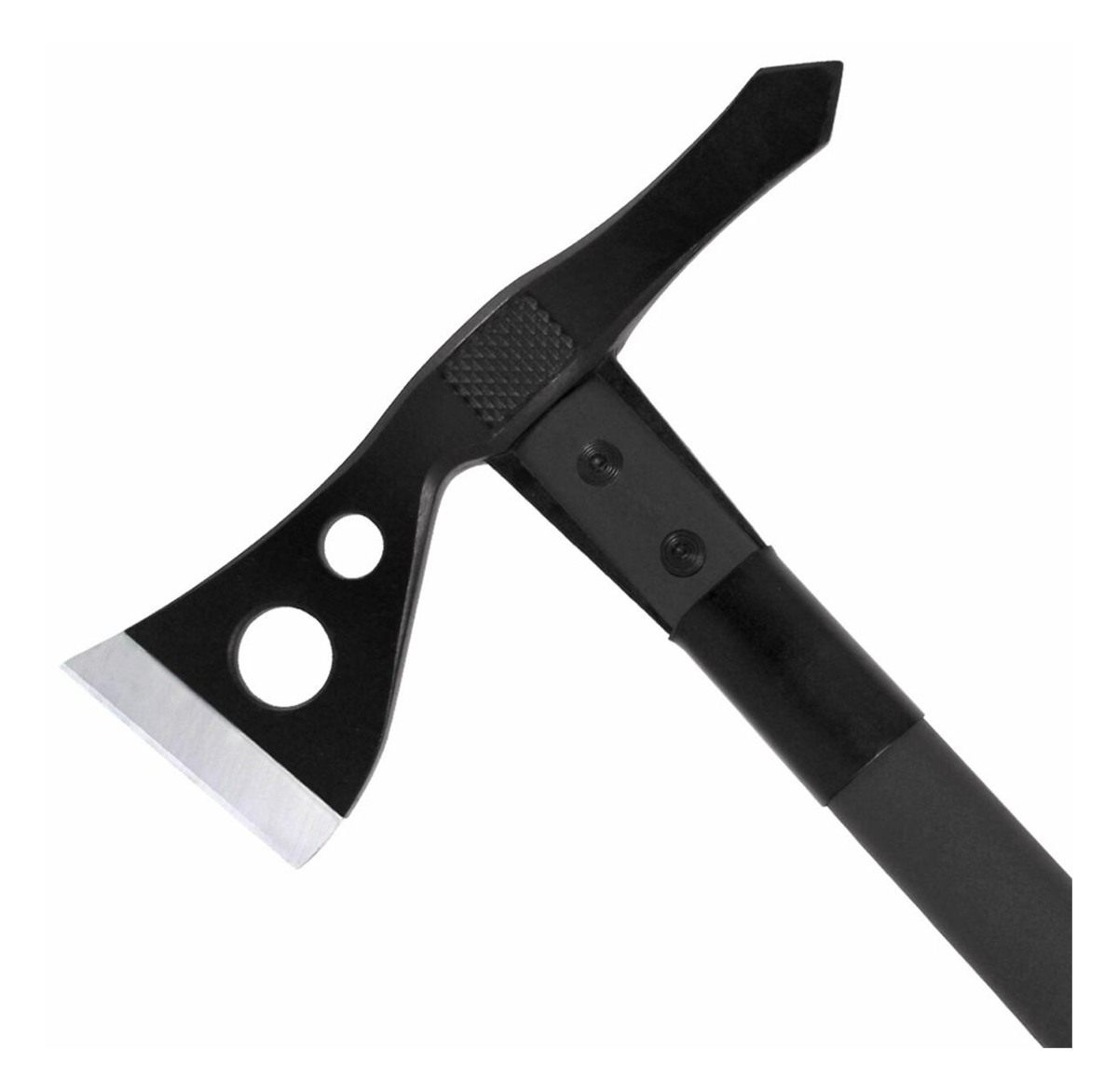SOG Knives Tactical 2.75in Blade 420HC SS Black Side Hammer Checkering GRN view 3