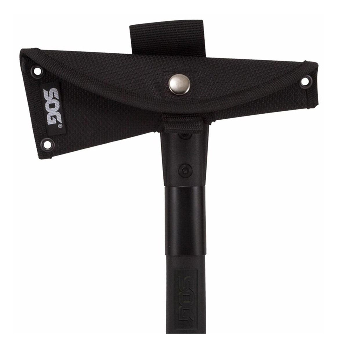 SOG Knives FastHawk 2in Blade 420HC SS Black Side Hammer Checkering w/SOG G view 5