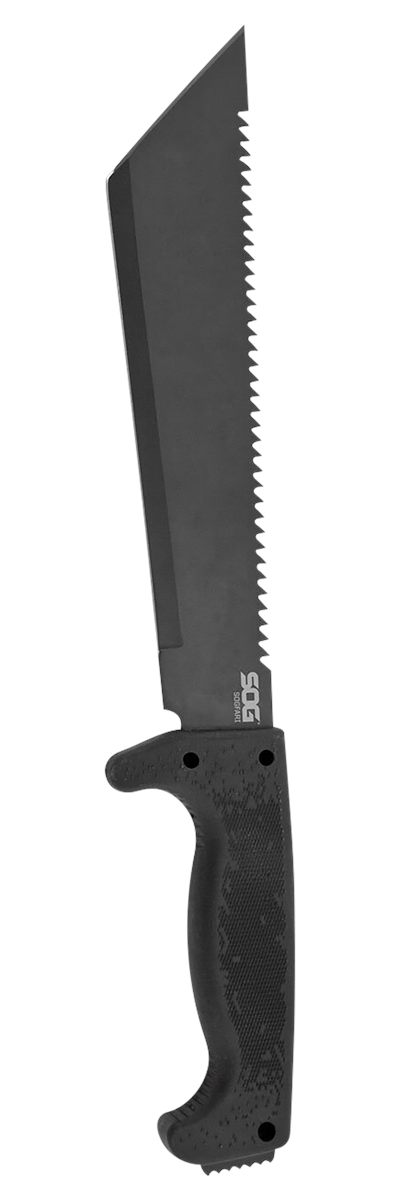 SOG Knives 10in Black Hardcased 3 Cr13 MoV SS Blade Kraton Handle 16in Long view 2