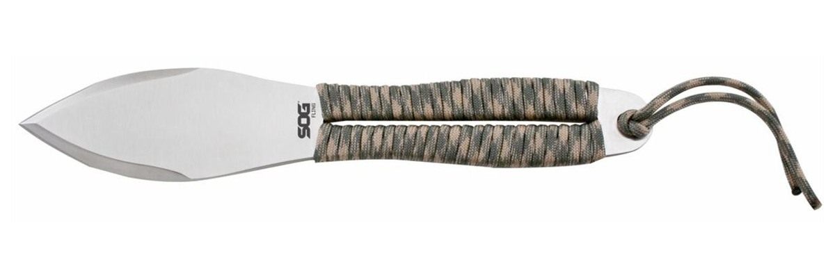 Sog Specialty Knives Fling Throwing 2.8in Blade Green and Tan Paracord Wrap view 6