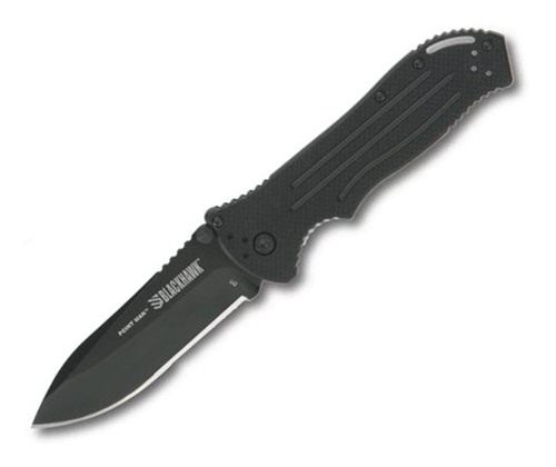 Bear Son Cutlery Blackhawk Point Man Sideliner Folding Knife 3/8in Drop Bla
