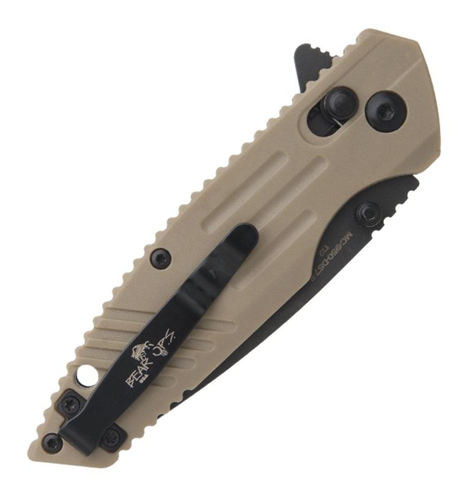 Bear Son Cutlery Zytel Slide Lock Folding Knife 2-3/4in Drop Point Desert S view 2