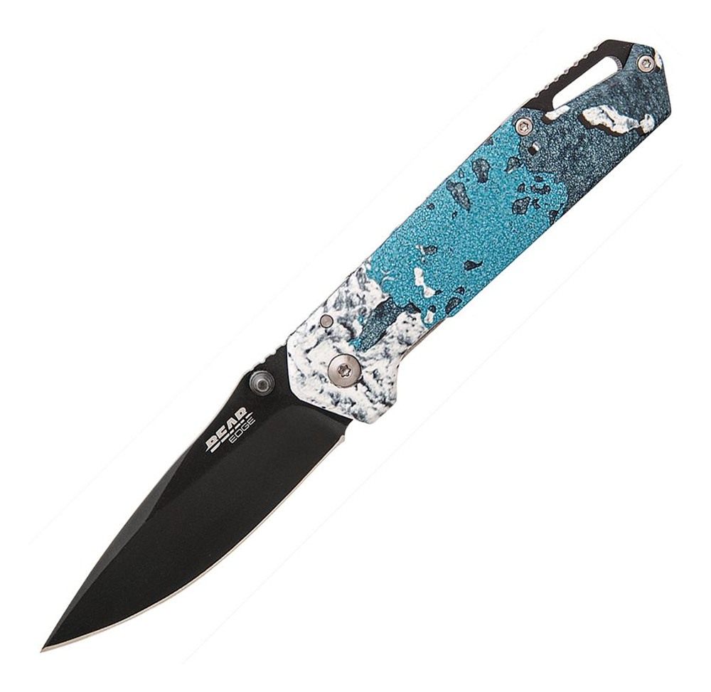Bear Son Cutlery Brisk 3.0 Medium Folding Knife 2-7/8in Drop Point Blade Tr view 2